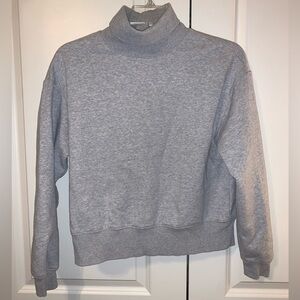 Gray Calia Turtleneck Sweatshirt